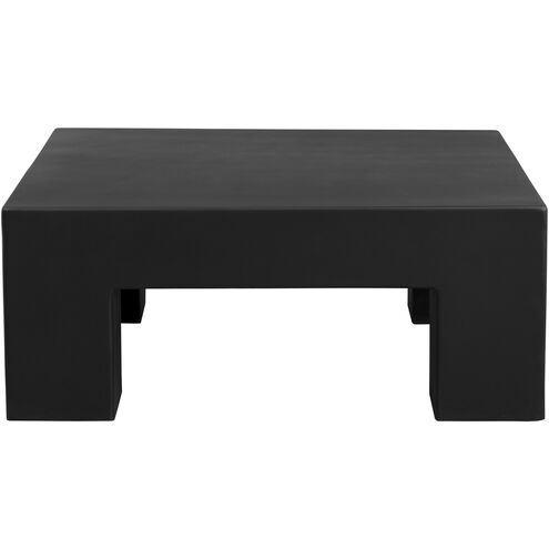 Renley 40 X 40 inch Black Outdoor Coffee Table